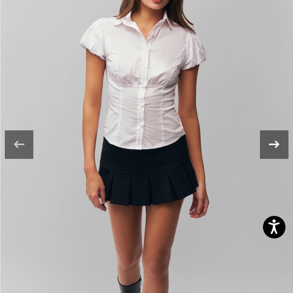 Danielle Guizio Liana Button Up XXS NWT